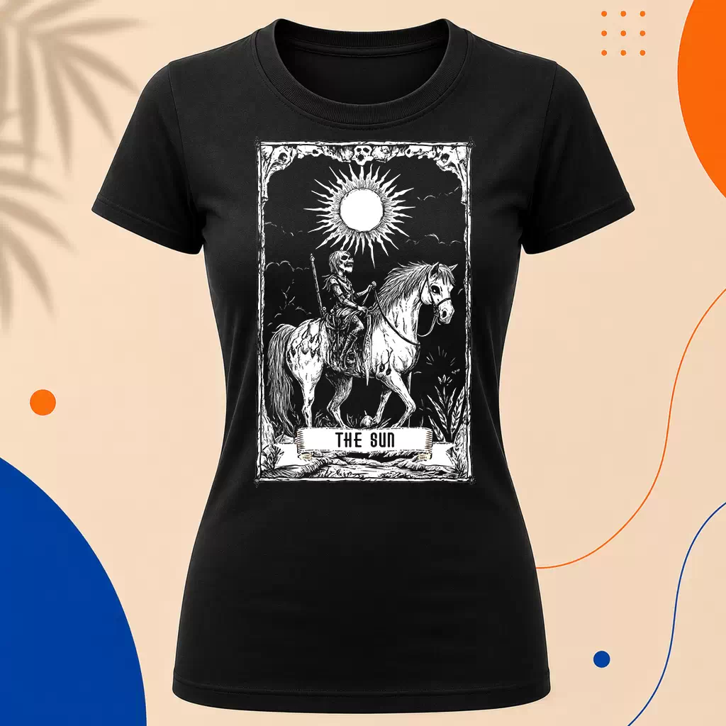 Dámské tričko - The Sun - Slunce - Tarot - Velká Arkána